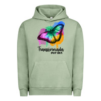 Pigment Oil Green transformada por dios Urban Hoodie - JahusDesignShop
