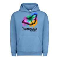 Pigment Pebble Blue transformada por dios Urban Hoodie - JahusDesignShop