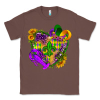 Chestnut Mardi Gras heart Classic Tee - HowdyJamesFarm