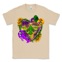 Mushroom Mardi Gras heart Classic Tee - HowdyJamesFarm