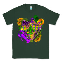 Sports Green Mardi Gras heart Classic Tee - HowdyJamesFarm