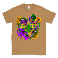Toasted Coconut Mardi Gras heart Classic Tee - HowdyJamesFarm