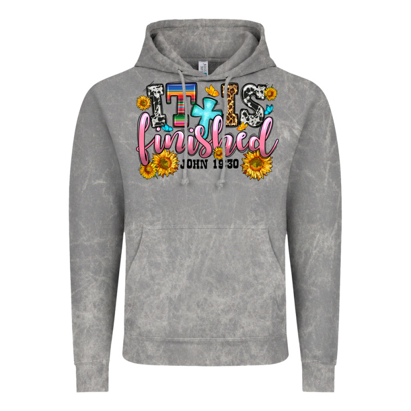 It Is Finished John 19 30 Vintage Hoodie by OliviaCreatesArt | Teevron