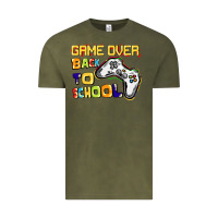 Vintage Olive Game over back to school Vintage Tee - CowGirlArtShop