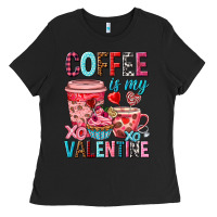 Black Coffee is my Valentine Valentine's Day Ladies Tee - HowdyJamesFarm