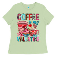 Matcha Coffee is my Valentine Valentine's Day Ladies Tee - HowdyJamesFarm