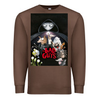 Chestnut Graphic Movies  badguys film Mens Funny Premium Sweatshirt - longCreatives