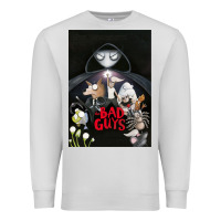 Dove Grey Graphic Movies  badguys film Mens Funny Premium Sweatshirt - longCreatives