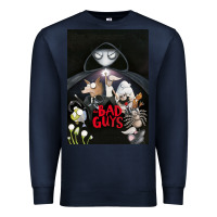 Navy Graphic Movies  badguys film Mens Funny Premium Sweatshirt - longCreatives