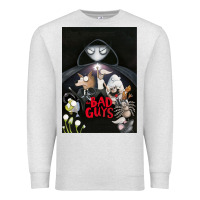Oatmeal Heather Graphic Movies  badguys film Mens Funny Premium Sweatshirt - longCreatives