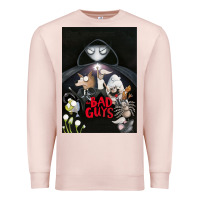 Pale Pink Graphic Movies  badguys film Mens Funny Premium Sweatshirt - longCreatives