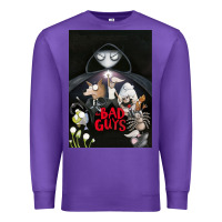 Purple Graphic Movies  badguys film Mens Funny Premium Sweatshirt - longCreatives