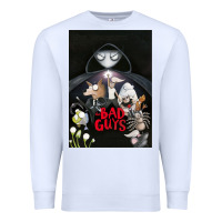 White Graphic Movies  badguys film Mens Funny Premium Sweatshirt - longCreatives