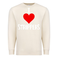 Sandshell I Love Strippers Funny Sex gift Premium Sweatshirt - longCreatives