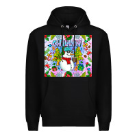 Black Chillin Snow Premium Hoodie - CowhideDigitalArt