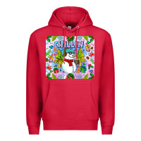 Cardinal Chillin Snow Premium Hoodie - CowhideDigitalArt