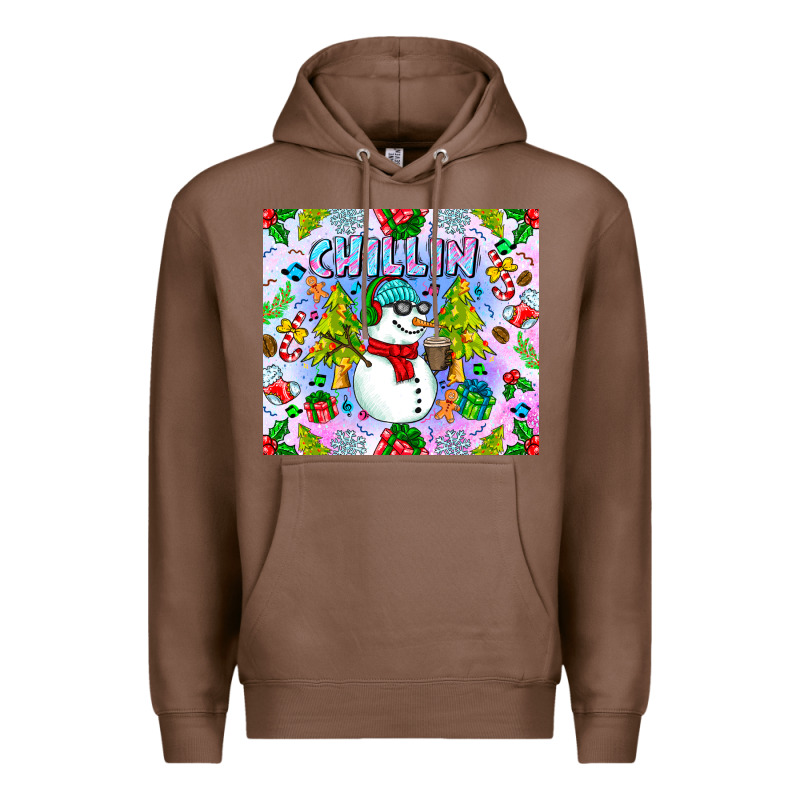 Chillin Snow Premium Hoodie by CowhideDigitalArt | Teevron