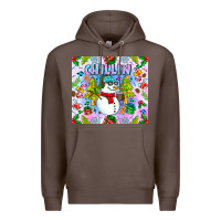 Coffee Chillin Snow Premium Hoodie - CowhideDigitalArt