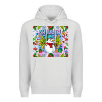 Dove Grey Chillin Snow Premium Hoodie - CowhideDigitalArt