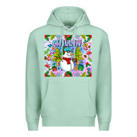 Seafoam Chillin Snow Premium Hoodie - CowhideDigitalArt