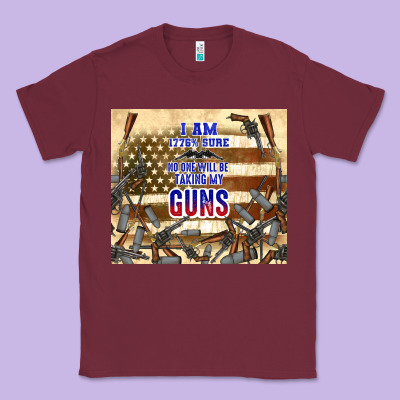 No One Will Be Taking My Guns Classic Tee Designed By Tumblerdesignbyshophia