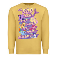 Antique Gold My Little Pony Father's Day Group Shot This Dad Is Premium Sweatshirt - longCreatives