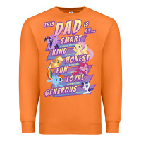 Carrot My Little Pony Father's Day Group Shot This Dad Is Premium Sweatshirt - longCreatives