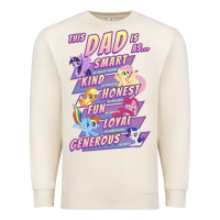 Sandshell My Little Pony Father's Day Group Shot This Dad Is Premium Sweatshirt - longCreatives