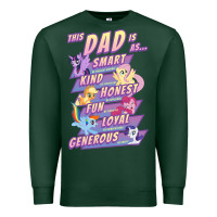 Sports Green My Little Pony Father's Day Group Shot This Dad Is Premium Sweatshirt - longCreatives