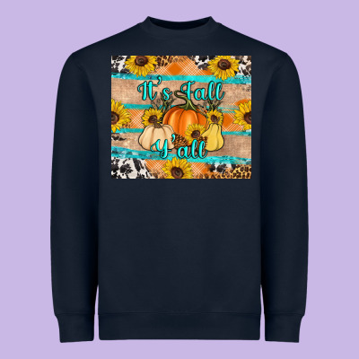 It's Fall Y'all Heavyweight Sweatshirt Designed By Artiststas