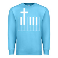 Ocean Blue Church Organist Premium Sweatshirt - longCreatives