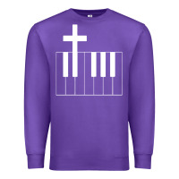 Purple Church Organist Premium Sweatshirt - longCreatives