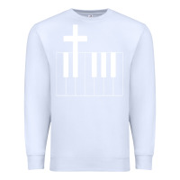 White Church Organist Premium Sweatshirt - longCreatives