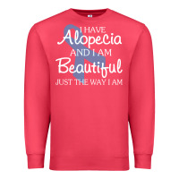 Cardinal I Have Alopecia Awareness, I Am Beautiful Just Th Premium Sweatshirt - longCreatives