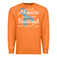 Carrot I Have Alopecia Awareness, I Am Beautiful Just Th Premium Sweatshirt - longCreatives