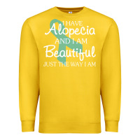 Lemon I Have Alopecia Awareness, I Am Beautiful Just Th Premium Sweatshirt - longCreatives
