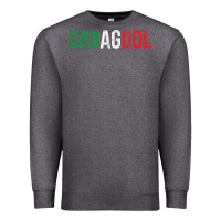 Charcoal Heather Gabagool New Jersey Italian Flag Food Sicilian Cap Premium Sweatshirt - longCreatives