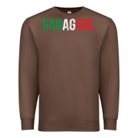 Chestnut Gabagool New Jersey Italian Flag Food Sicilian Cap Premium Sweatshirt - longCreatives