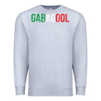 Heather Grey Gabagool New Jersey Italian Flag Food Sicilian Cap Premium Sweatshirt - longCreatives