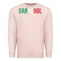Pale Pink Gabagool New Jersey Italian Flag Food Sicilian Cap Premium Sweatshirt - longCreatives