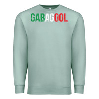 Seafoam Gabagool New Jersey Italian Flag Food Sicilian Cap Premium Sweatshirt - longCreatives