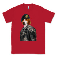 Red Pet Portraits, Custom Pet Portraits, Renaissance Pet Portraits, Custom Classic Tee - RanaPortraitStore