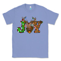 Colony Blue Christmas Joy Reindeer Classic Tee - RanaPortraitStore