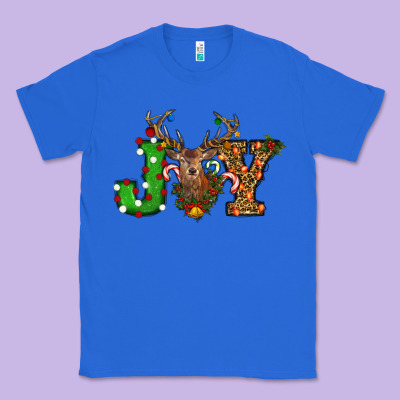 Christmas Joy Reindeer Classic Tee Designed By Ranaportraitstore
