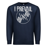 Navy I Prevail  Skeleton Hands  Official Merchandise Premium Premium Sweatshirt - longCreatives