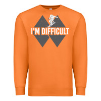 Carrot I'm Difficult Double Black Diamond Skiing Premium Sweatshirt - longCreatives