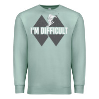 Seafoam I'm Difficult Double Black Diamond Skiing Premium Sweatshirt - longCreatives