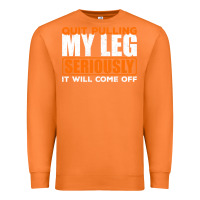 Carrot Quit Pulling My Leg Ampu Wheelchair Prosthetic Premium Sweatshirt - longCreatives