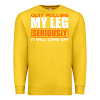 Lemon Quit Pulling My Leg Ampu Wheelchair Prosthetic Premium Sweatshirt - longCreatives