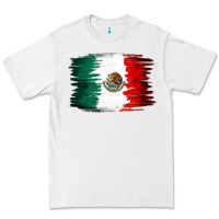 White Mexican flag Premium Tee - NancyCooperArtShop